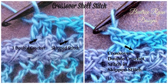 Crossover Shell Stitch